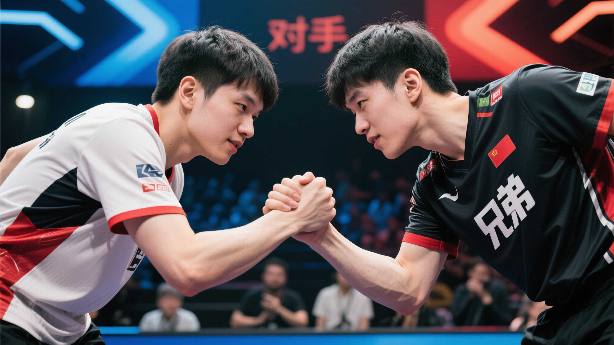 间的激烈对 间的激烈对